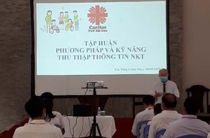 Caritas TGP Sài gòn: Tổ chức  tập huấn về phương pháp và kỹ năng thu thập thông tin người khuyết tật
