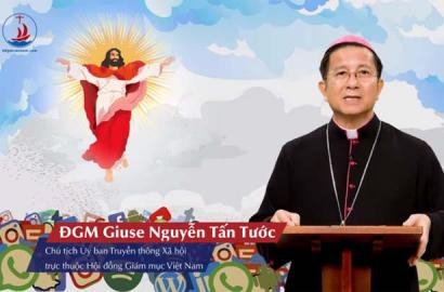 ĐGM chủ tịch Ủy ban Truyền Thông xã hội trình bày về Sứ điệp Ngày Thế giới Truyền thông xã hội 54