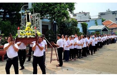 Caritas Giáo Hạt Xóm Mới mừng kính thánh Bổn mạng