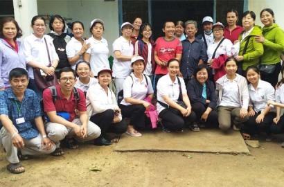 Học viên lớp tập huấn “Chăm sóc giảm nhẹ” đi thực tế  tại Định Quán