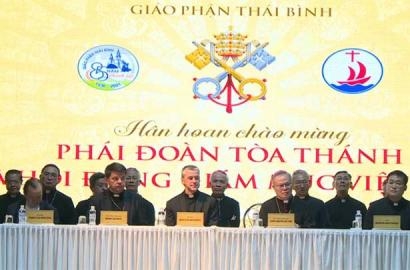 Hội đồng Giám mục chào mừng phái đoàn Toà Thánh và khai mạc Hội nghị thường niên kỳ I/2022