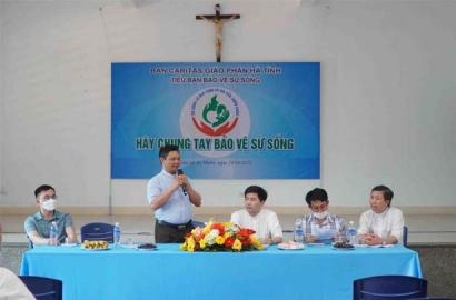 CARITAS HÀ TĨNH: TIỂU BAN BẢO VỆ SỰ SỐNG GẶP GỠ VÀ CHIA SẺ