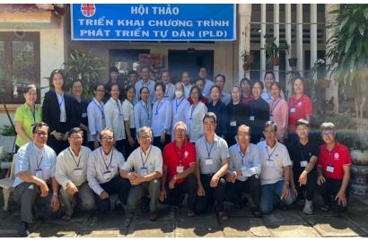 CARITAS LONG XUYÊN: HỘI THẢO TRIỂN KHAI CHƯƠNG TRÌNH PHÁT TRIỂN TỰ DÂN