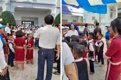 CARITAS HẠT THỦ THIÊM – ĐÓN TIẾP TRẺ MỒ CÔI VINH SƠN - KONTUM