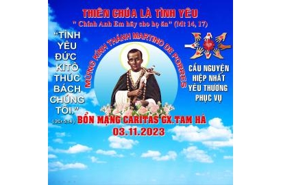 BAN CARITAS GIÁO XỨ TAM HÀ MỪNG LỄ THÁNH MARTINO - BỔN MẠNG