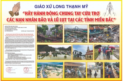 Giáo xứ Long Thạnh Mỹ: Tấm lòng Vàng gởi phương Bắc