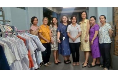 BẾ GIẢNG LỚP MAY MIỄN PHÍ