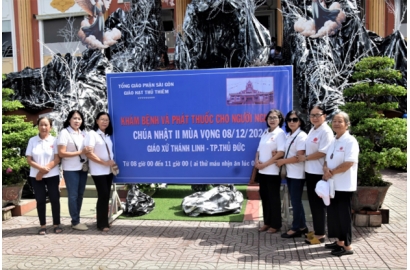 Caritas Giáo xứ Thánh Linh: Chương trình Khám bệnh - Phát thuốc cho Người Nghèo mùa Vọng 2024