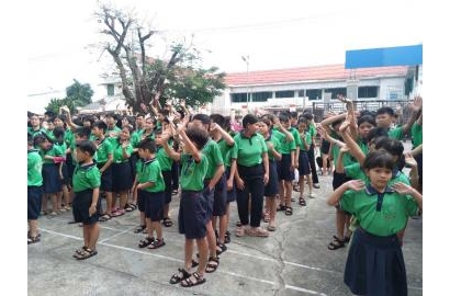 ĐI THĂM TRƯỜNG CÂM ĐIẾC (KHIẾM THÍNH) LÁI THIÊU - BÌNH DƯƠNG